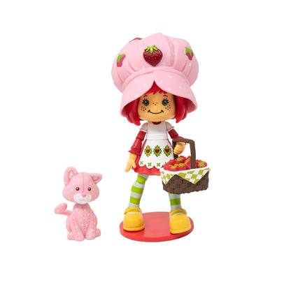 Boss Fight Studio Strawberry Shortcake with Custard the Kitten, Collectible Figure