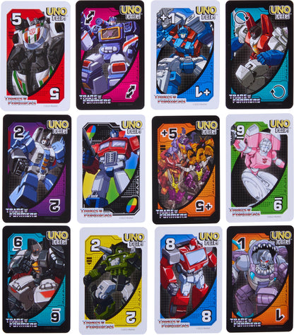 Mattel Games UNO Flip Transformers Card Game