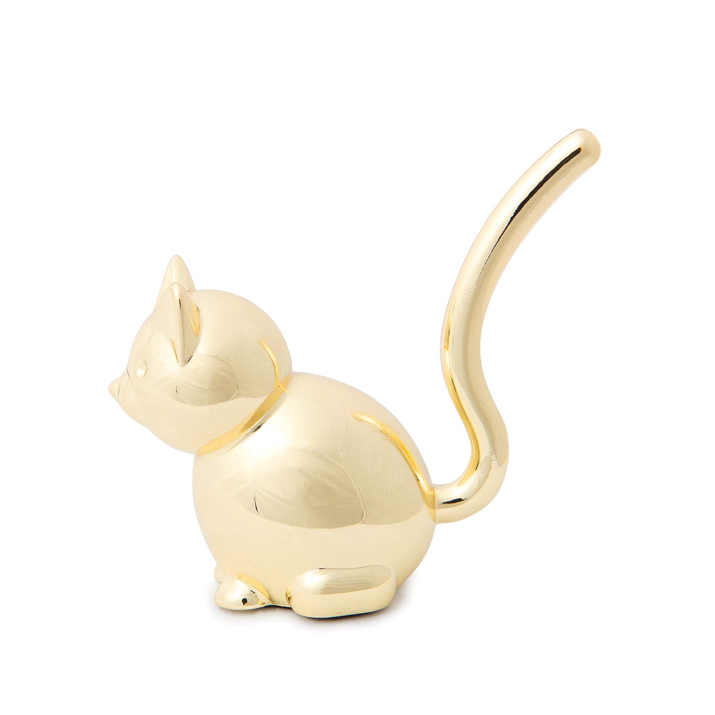 Umbra Zoola Cat Ring Metal Ring Holder Display for Jewelry, Brass