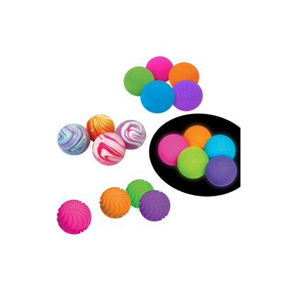 Schylling NeeDoh Teenie Sensory Squeeze 4-Pack 1.5-inch Round Mini Squish Toy, Colors May Vary