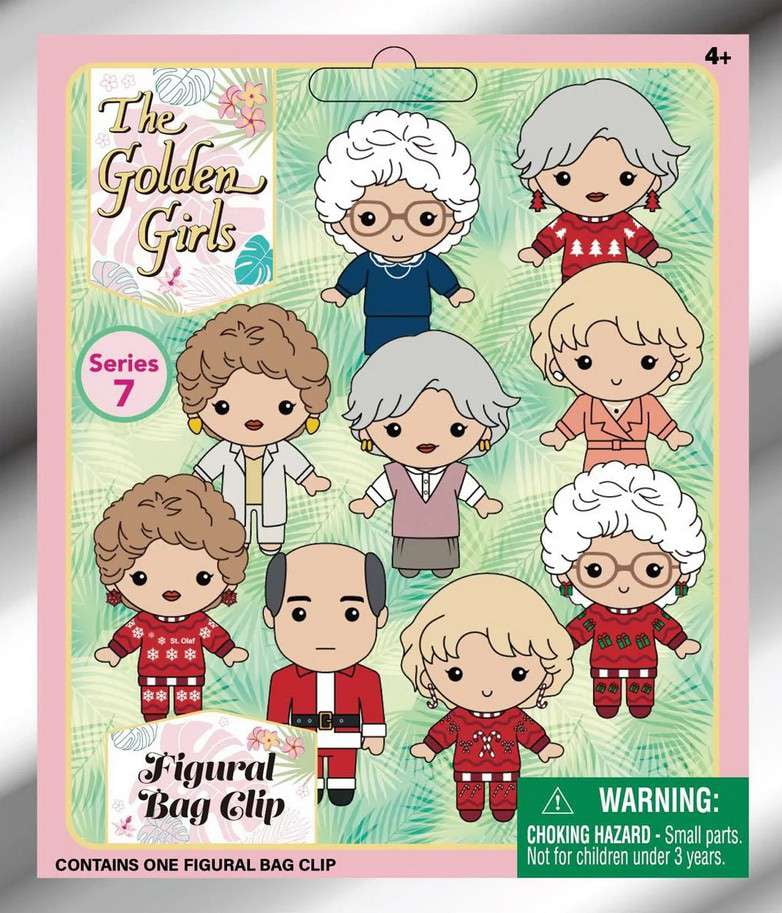 3D Figural Keyring Golden Girls Series 7 Mystery Pack (1 Random Figure)