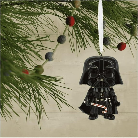 Hallmark Funko POP! Star Wars Darth Vader with Candy Cane Christmas Ornament