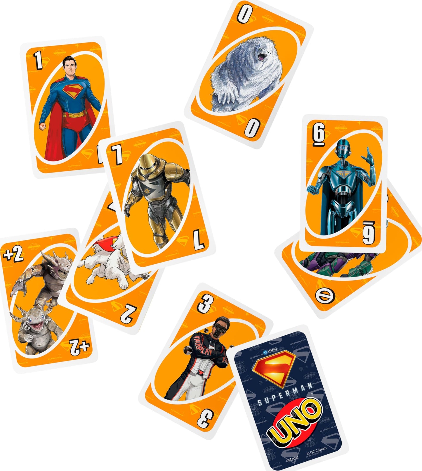 Mattel Games UNO Superman Card Game