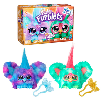 Furby Furblets 2-Pack, Mini Friends Luv-Lee & Mello-Nee