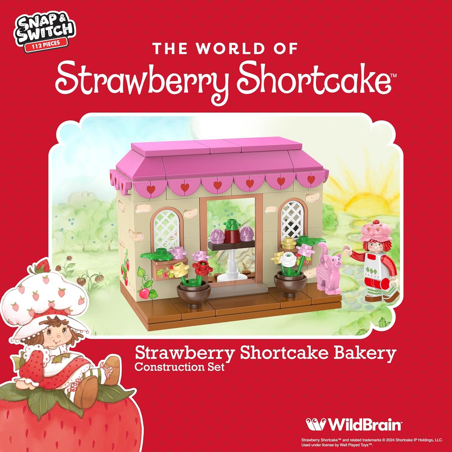 Strawberry Shortcake Bakery Build Set & Figure - 112 pieces