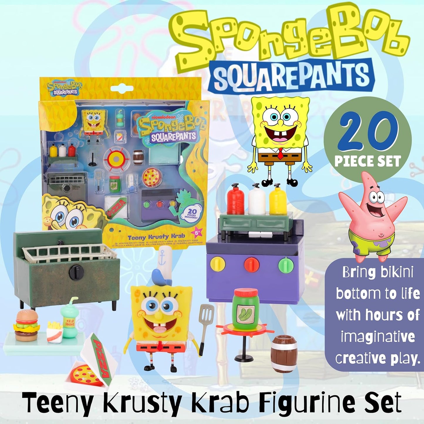 Spongebob Squarepants Teeny Tinies! Teeny Krusty Krab Playset