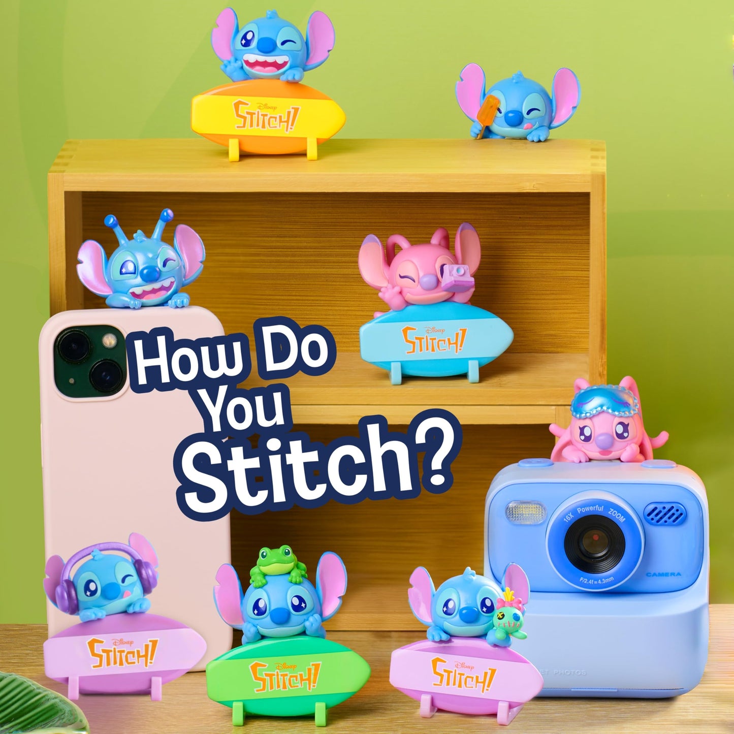 Just Play Disney Stitch Attachmeez Collectible Mini Figure Blind Box