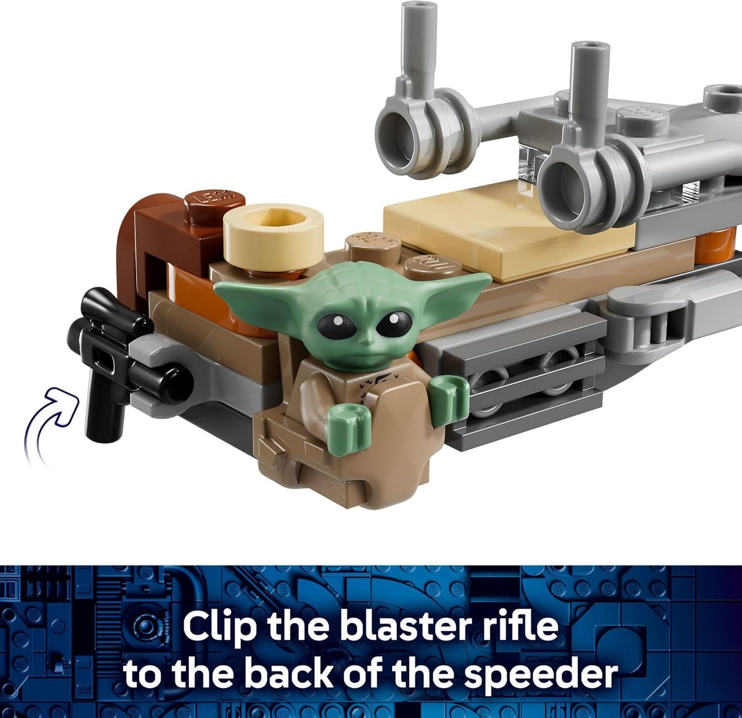 LEGO Star Wars The Mandalorian & Grogu’s Speeder Bike - 75436