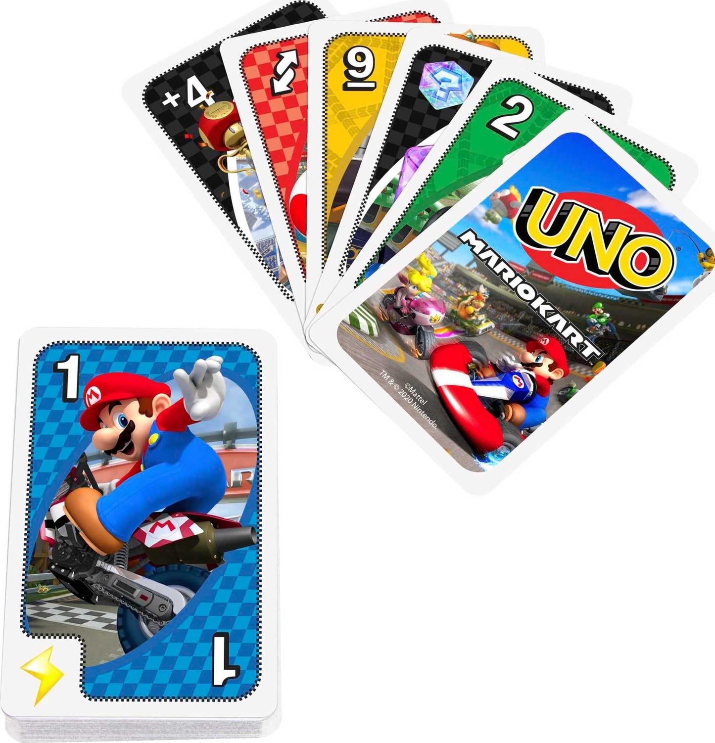 Mattel Games UNO Mario Kart Card Game