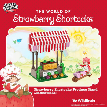 Strawberry Shortcake Produce Stand Build Set & Figure - 123 pieces