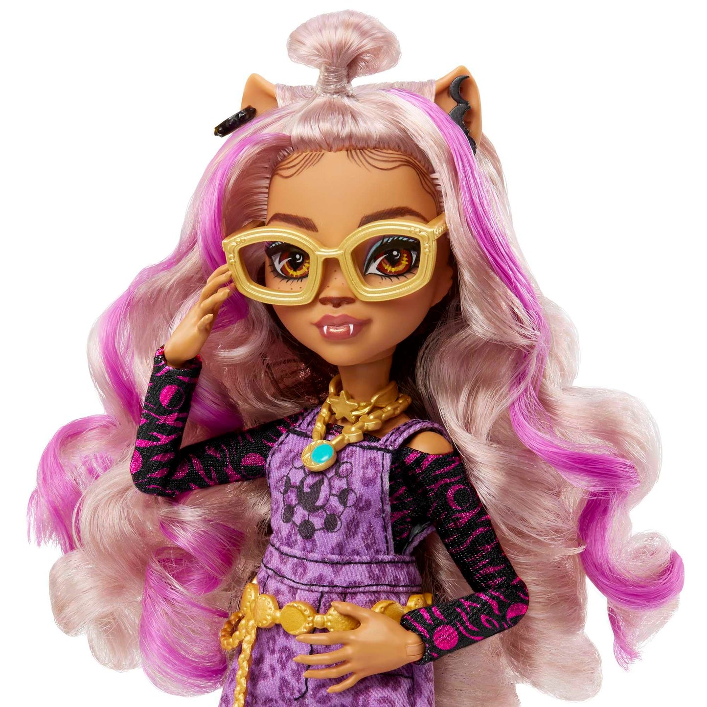 Monster High Doll, Clawdeen Wolf with Pet Dog Crescent