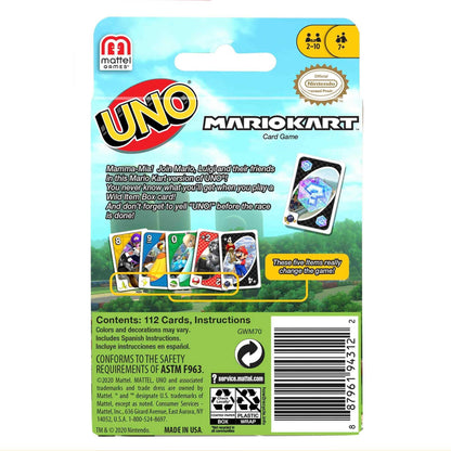 Mattel Games UNO Mario Kart Card Game