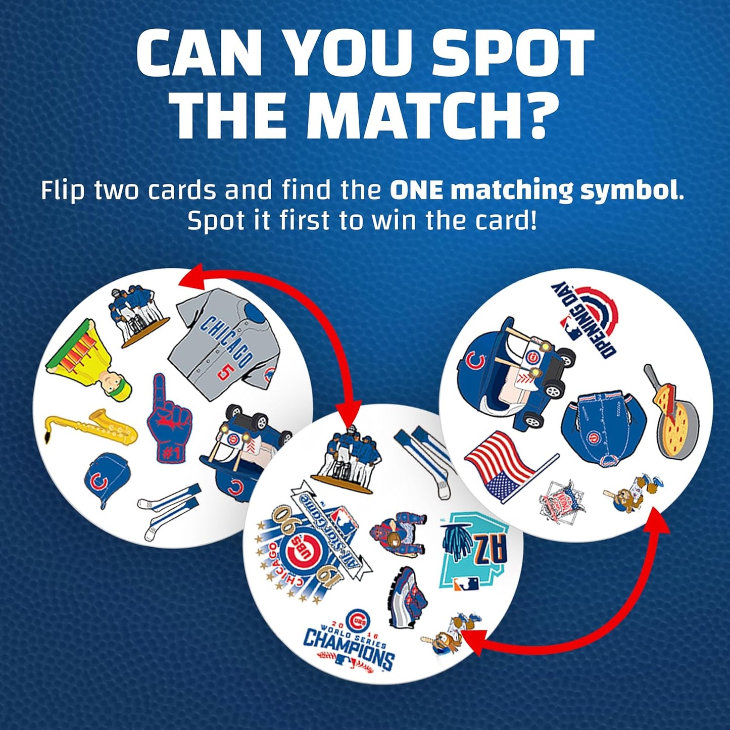 MasterPieces Chicago Cubs Spot It! Game