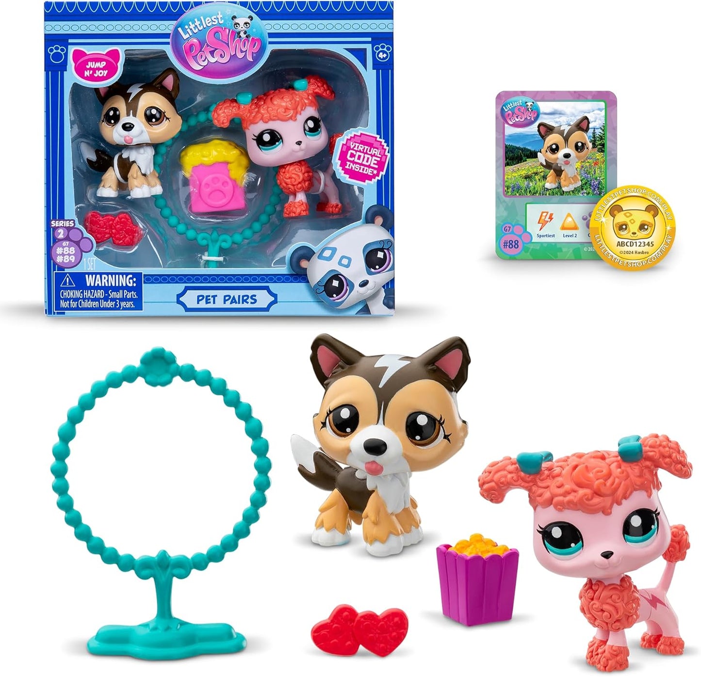 BANDAI Littlest Pet Shop Pet Pairs 2 Pack (ONE Random Variation), Series 2
