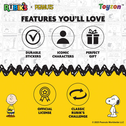 Rubik’s Cube – Peanuts Classic Moments Themed 3x3 Speed Cube
