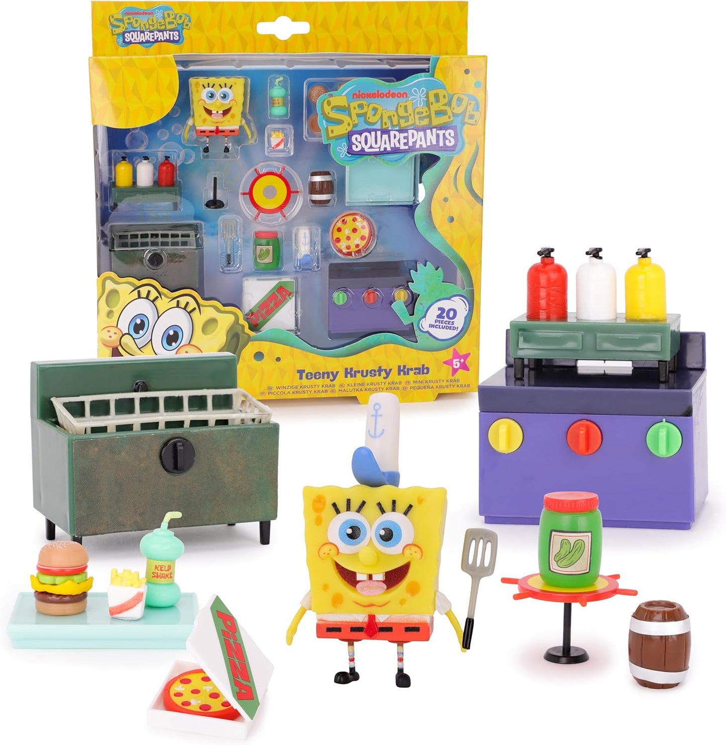 Spongebob Squarepants Teeny Tinies! Teeny Krusty Krab Playset