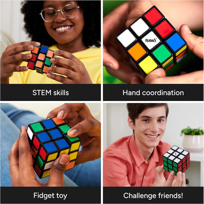 Rubik's Cube Squish Soft Sensory 3x3 Puzzle Game