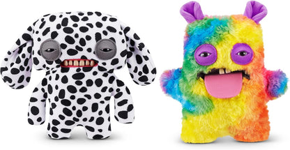 Fuggler Butt Ugly Pets 9-inch Annoyed Alien Dog and  Cheeky Chonky Hamster Plush