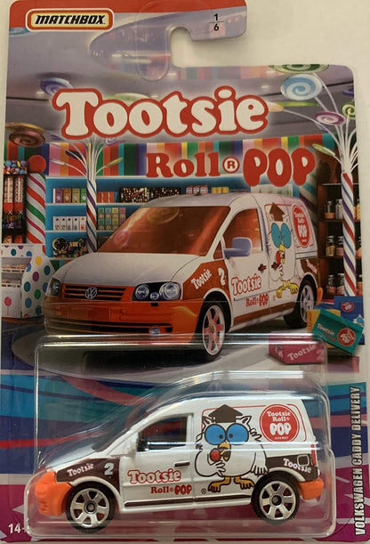 Matchbox 2020 Candy Theme Set of 4 Vehicles: Tootsie Roll, Tootsie Roll Pop, Sugar Daddy and Junior Mints
