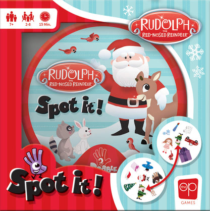 USAOPOLY Spot It! Rudolph The Red-Nosed Reindeer Game