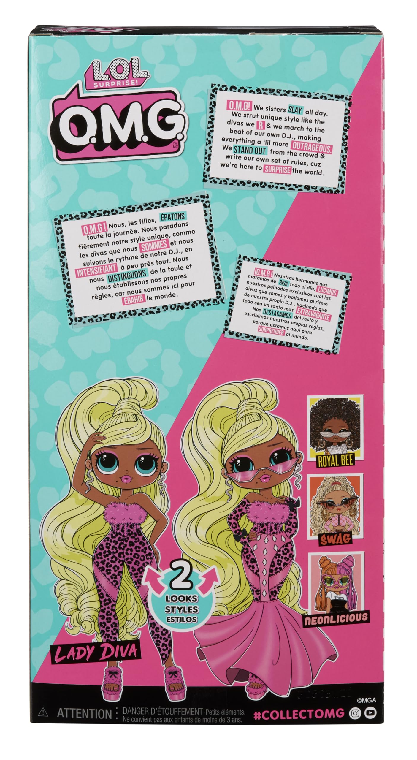 LOL Surprise OMG Lady Diva Fashion Doll