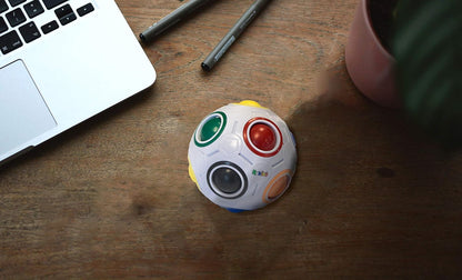 Rubik's Cube Rainbow Ball Fidget Toy, 1 random color