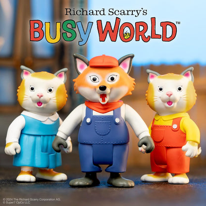 Super7 Richard Scarry Sally Cat - 3.75" Richard Scarry Books Action Figure