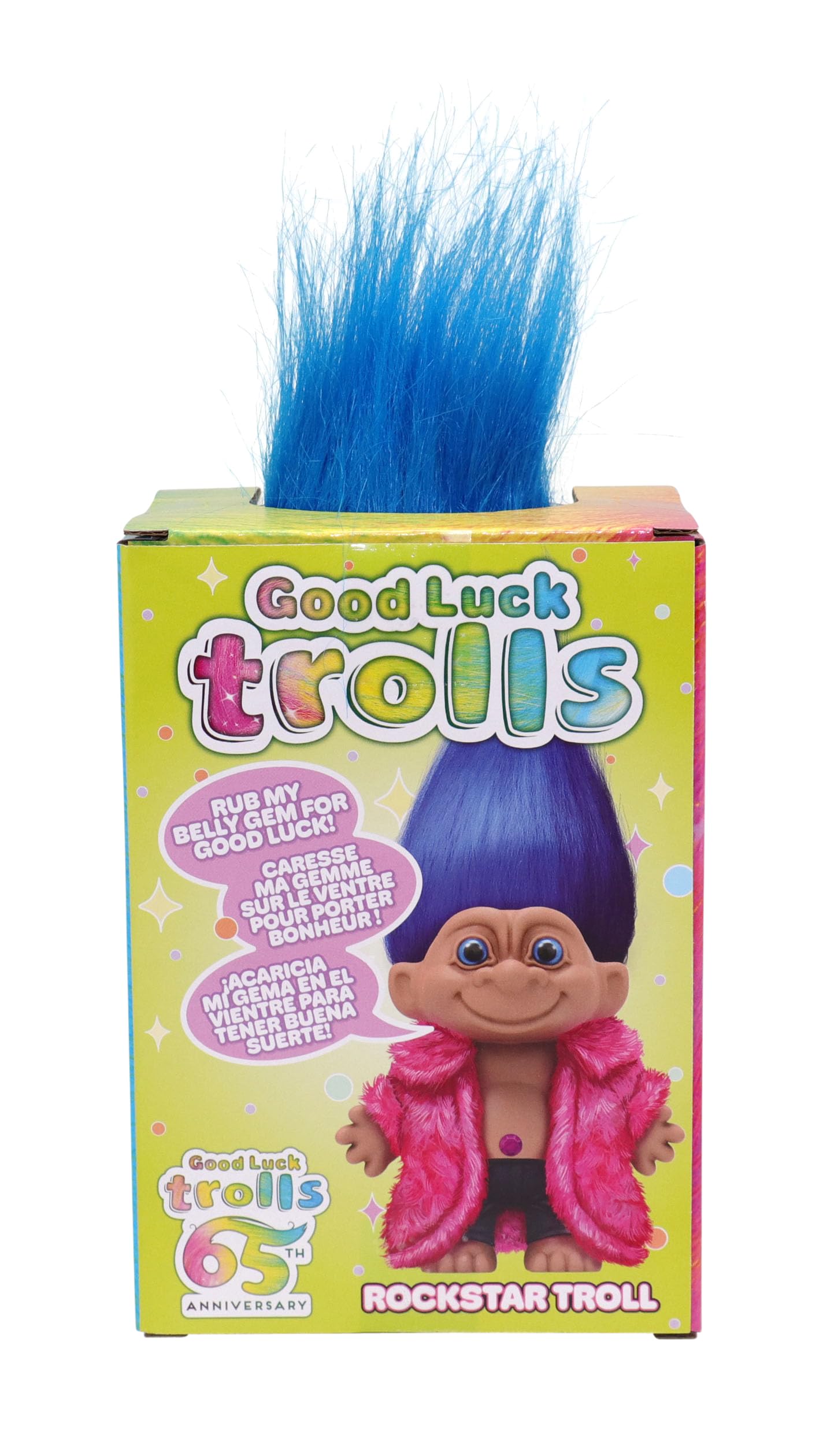 Good Luck Trolls 65th Anniversary - Rockstar Troll Doll