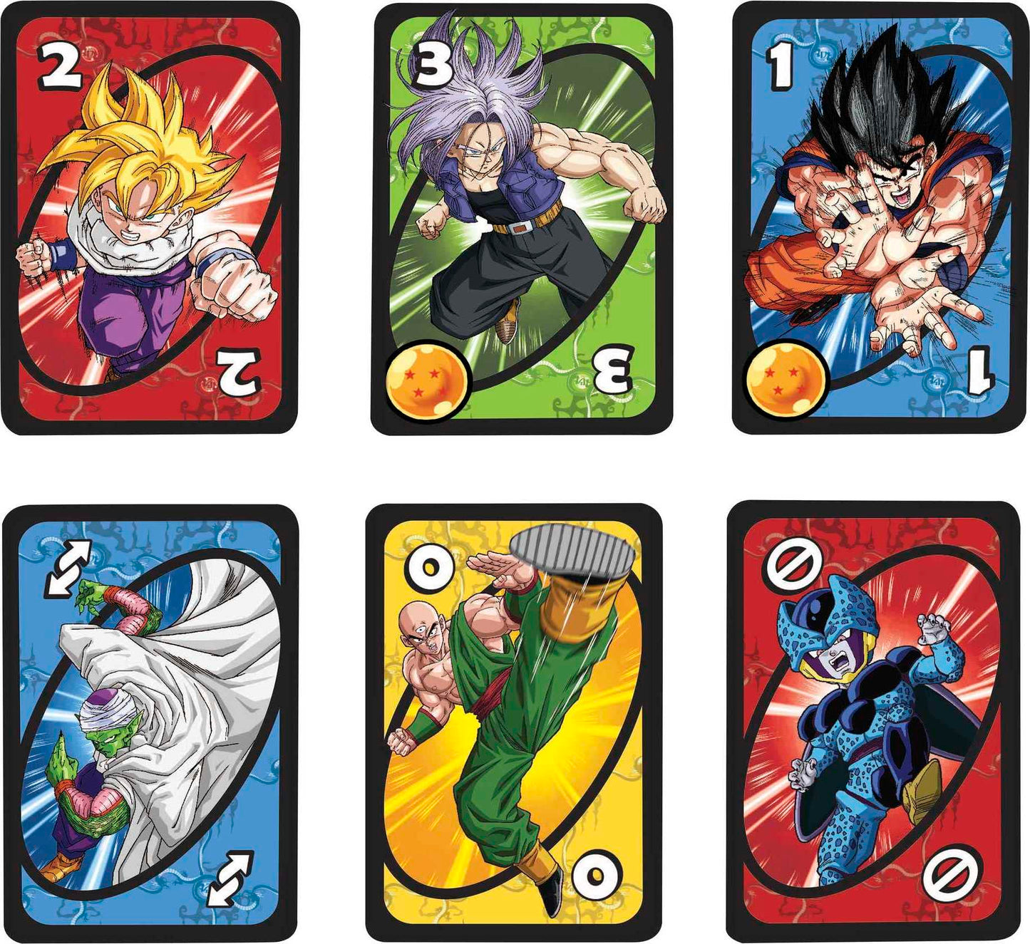 Mattel Games UNO Dragon Ball Z Card Game Japanese Manga Theme