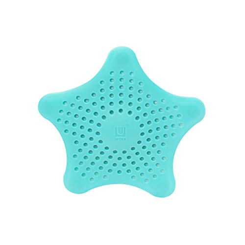 Umbra Starfish Drain Cover/Hair Catcher, Surf Blue