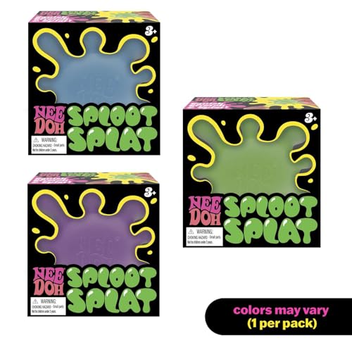 Schylling NeeDoh SplootSplat 3pc Blue, Purple, Green Full Set