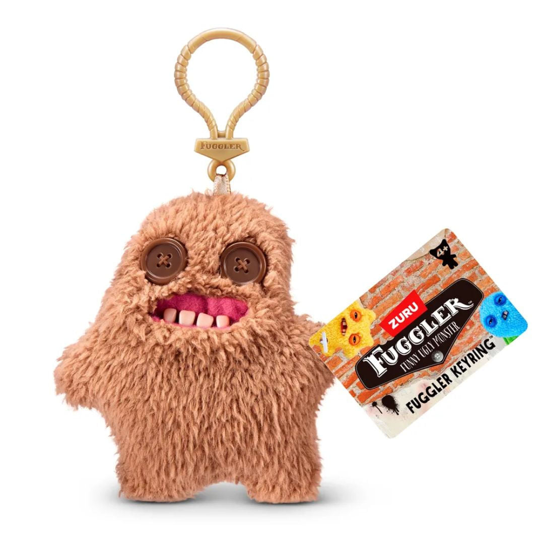 Fuggler Plush Clip-On Keyring - Sir Splodge-A-Lot