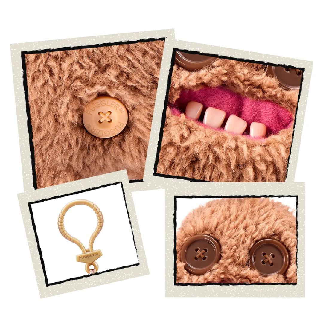 Fuggler Plush Clip-On Keyring - Sir Splodge-A-Lot