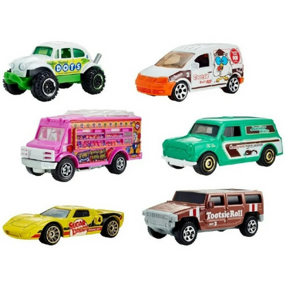 Matchbox 1:64 Candy Theme Series Collectible Tootsie Roll Pop Die Cast Vehicle