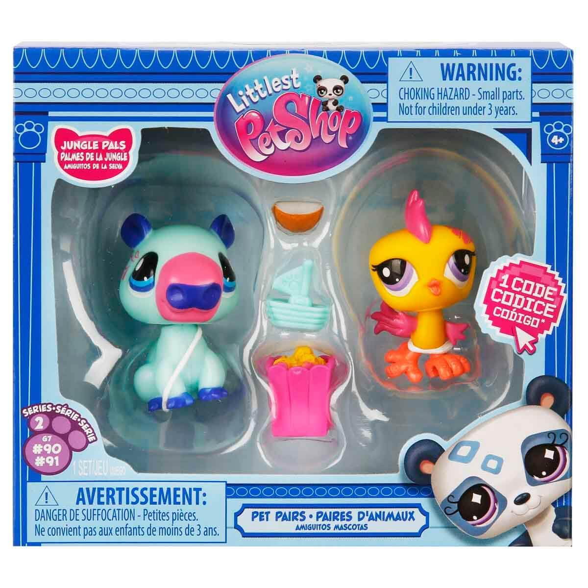 Littlest Pet Shop Minis 2-Pack Series 2 Capibara and Yellow Bird Pet Pairs