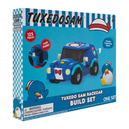 Sanrio Hello Kitty Tuxedo Sam Racecar Build Set & Figure - 125 pieces