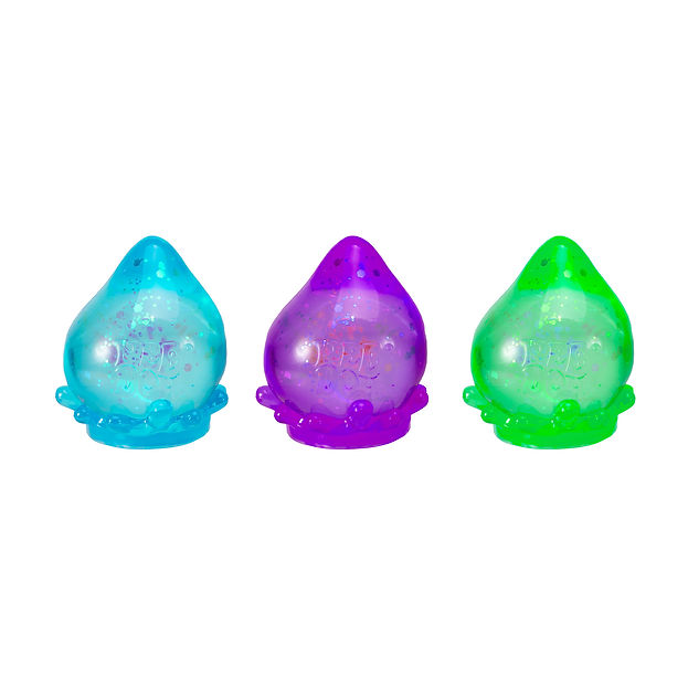 Schylling NeeDoh Galactic Dream Drop | Sparkle Waterdrop Sensory Stress Fidget, 1 Random Color