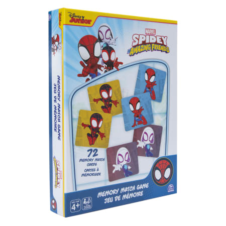 Spidey and His Amazing Friends Memory Matching Game - 72 Memory Cards