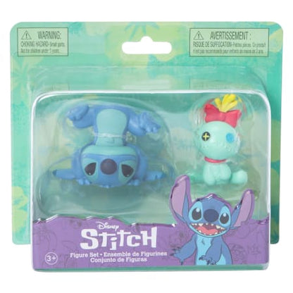 Disney Lilo & Stitch 2-Pack Upside Down Stitch and Scrump Figure Set