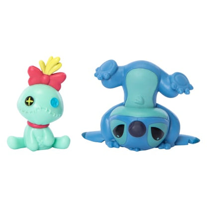 Disney Lilo & Stitch 2-Pack Upside Down Stitch and Scrump Figure Set