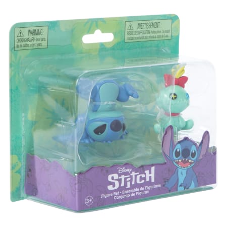 Disney Lilo & Stitch 2-Pack Upside Down Stitch and Scrump Figure Set