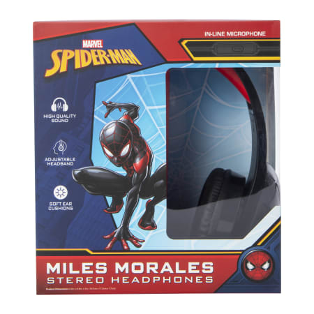 Marvel Spider-man Miles Morales Stereo Kid Safe Headphones