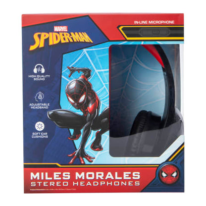 Marvel Spider-man Miles Morales Stereo Kid Safe Headphones