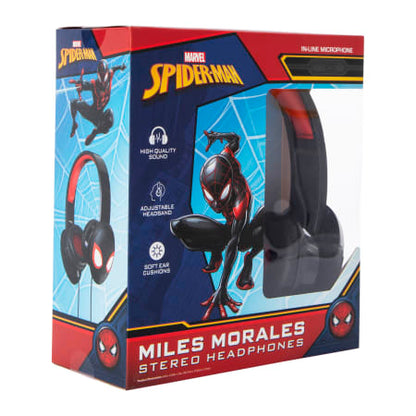 Marvel Spider-man Miles Morales Stereo Kid Safe Headphones