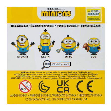 Metalfigs Diecast Minions 4-pack Collectible Figures 2.5-inch