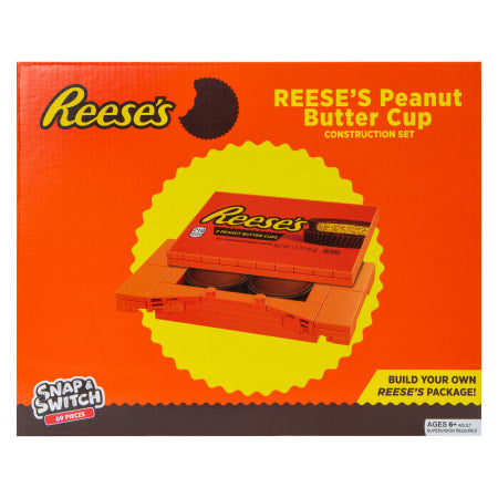 Reese's Peanut Butter Cup Snap and Switch Construction Set - 69 pieces