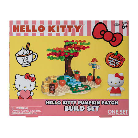 Sanrio Hello Kitty Pumpkin Patch Build Set & Figure - 110 pieces