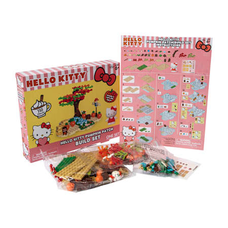 Sanrio Hello Kitty Pumpkin Patch Build Set & Figure - 110 pieces