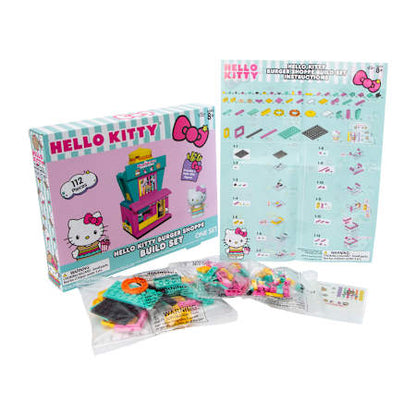 Sanrio Hello Kitty Burger Shop Build Set & Figure - 112 pieces