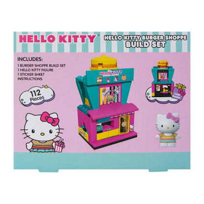 Sanrio Hello Kitty Burger Shop Build Set & Figure - 112 pieces